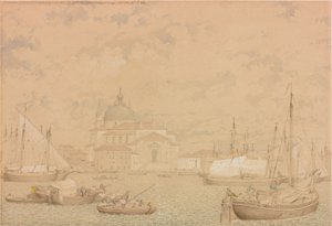 Reminiscencia de Venecia de un Boceto Hecho en el Lugar en 1842, 1858 de Richard Dadd